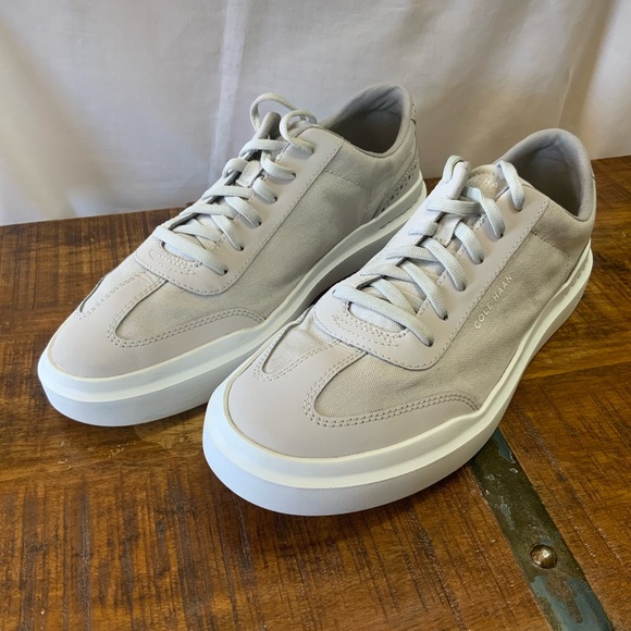Cole Haan GrandPro Rally T-Toe Sneaker Casual Light Grey Mens Size 8 1/2 C36747 - Picture 2 of 12